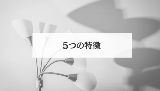 5つの特徴