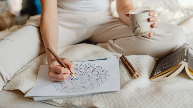 リラックスする女性